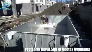 Prefabrik havuz 500 gr Geotex uygulaması nasıl yapılır?